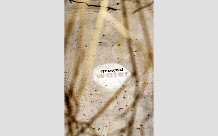 Groundwater | Close up of floor component, 2002